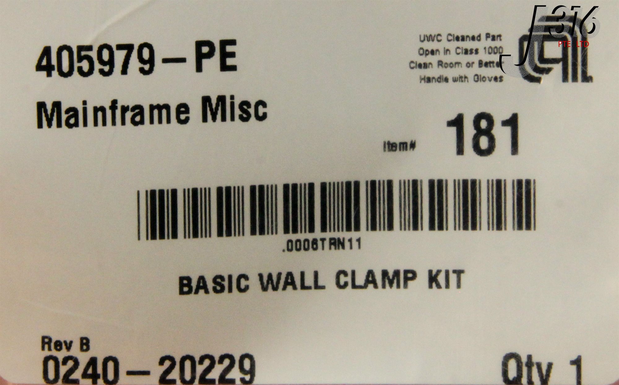 8717 APPLIED MATERIALS BASIC WALL CLAMP KIT (NEW) 0240-20229 | eBay